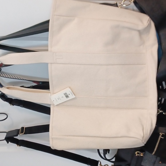 Tory Burch Canvas Tote NEW - Picture 5 of 6